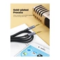 Кабель мультимедійний 3.5mm M to 3.5mm M 2.0m (4pin) AV183 gray Ugreen (20782) - зменшене зображення 4