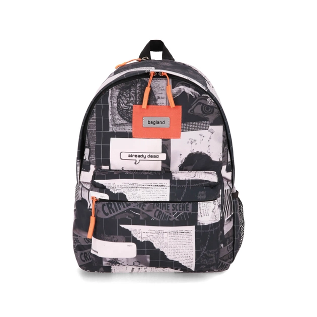 Рюкзак для ноутбука Bagland 14" Stylish M 17L+print, black-white 1343/00549694 (1118320661) - зображення 1
