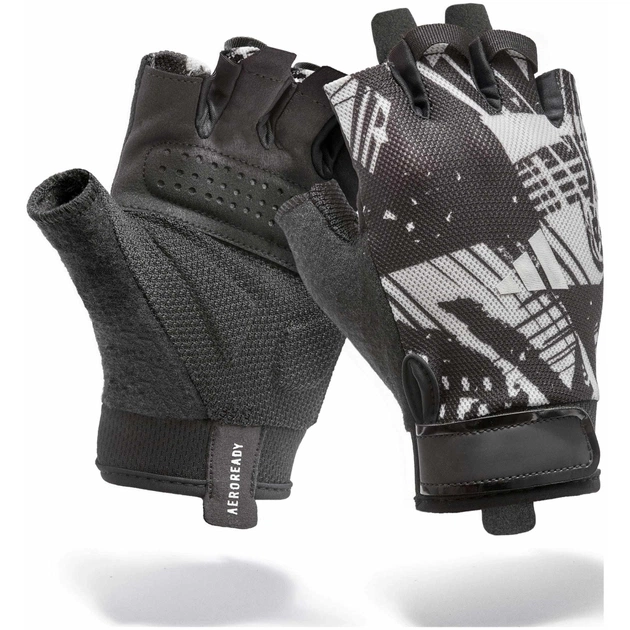 Рукавички для фітнесу Adidas Essential Training Gloves ADGB-15000AB чорний, сірий XS (885652027700) - picture 5