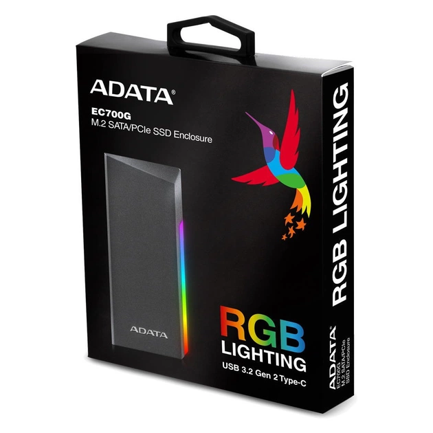 Кишеня зовнішня ADATA SSD ACC ENCLOSURE M.2 (AEC700GU32G2-CGY) - picture 9