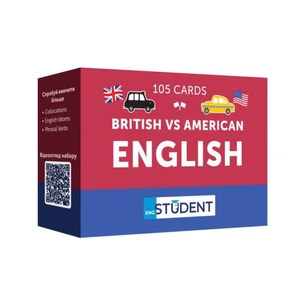 Навчальний набір English Student Картки для вивчення англійської мови English Student - British vs American English (укр.) (591226016) зображення 1