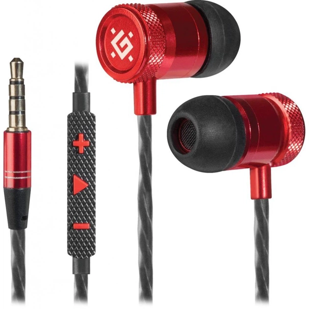 Навушники Defender Pollaxe Black-Red (64453) - зображення 1