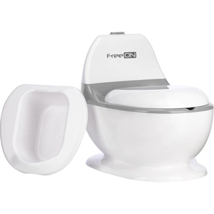 Горщик FreeON зі звуком змиву, білий (49249) зображення 1