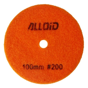 Круг зачистний Alloid Pro, алмазний, шліфувальний, на липучці, HEXAGON, 100мм, зерно 200 (DD-63388) зображення 1