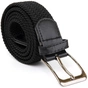Ремінь Vintage Текстильний чоловічий Чорний (20525) - зменшене зображення 2