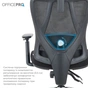 Крісло офісне OfficePro Aero OC490B Black - зменшене зображення 8