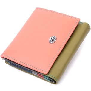 Гаманець ST Leather З натуральної шкіри Різнобарвний (19511) зображення 1