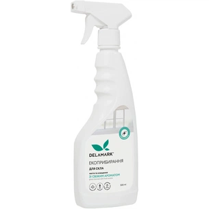 Засіб для миття скла DeLaMark зі свіжим ароматом 500 мл (4820152330635) зображення 1