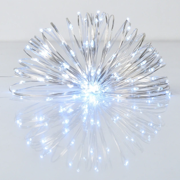 Гирлянда YES! Fun Нить на медной проволоке 50 LED Холодно-белая 5 м Статическая USB (975038) - изображение 1