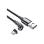 Дата кабель USB 2.0 AM to Micro 5P 1.0m magnetic black Essager (EXCCXM-WC0G) - уменьшенное изображение 1