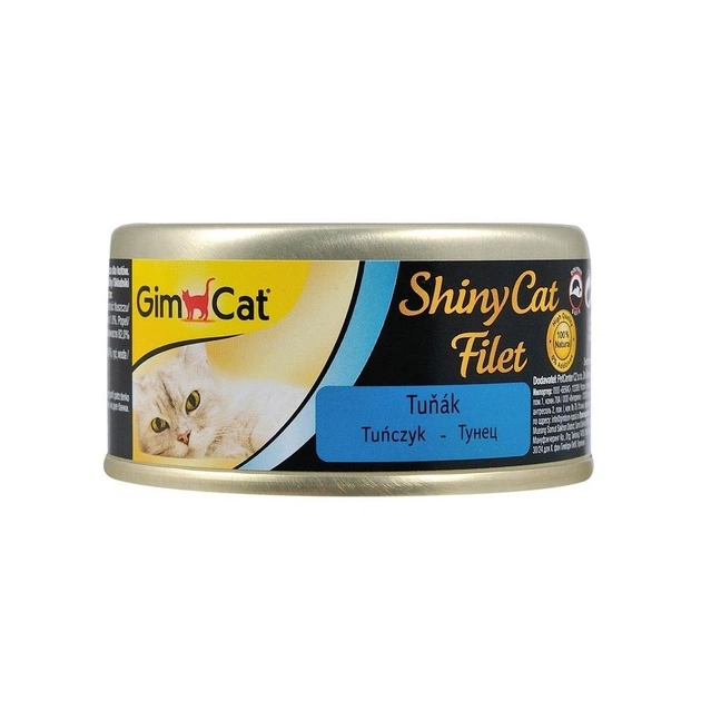 Консервы для кошек GimCat Shiny Cat Filet С тунцом 70 г (4002064413815) - изображение 1