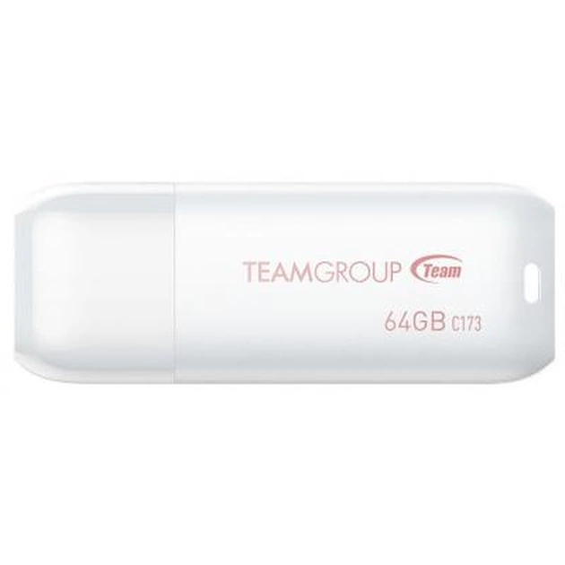 USB флеш накопичувач Team 64GB C173 Pearl White USB 2.0 (TC17364GW01) - зображення 1