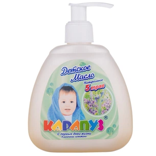 Дитяча олія Карапуз 5 трав 190 мл (4820049380088) зображення 1