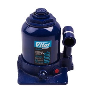 Домкрат Vitol DB-40002C/TF0402, телескопический, гидравлический, 4т, 2 цилиндра, max 390мм (DB-40002C) изображение 1