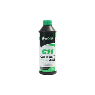 Антифриз AXXIS GREEN G11 Сoolant Ready-Mix -36°C 1кг (AX-P999-G11Gr RDM1) зображення 1