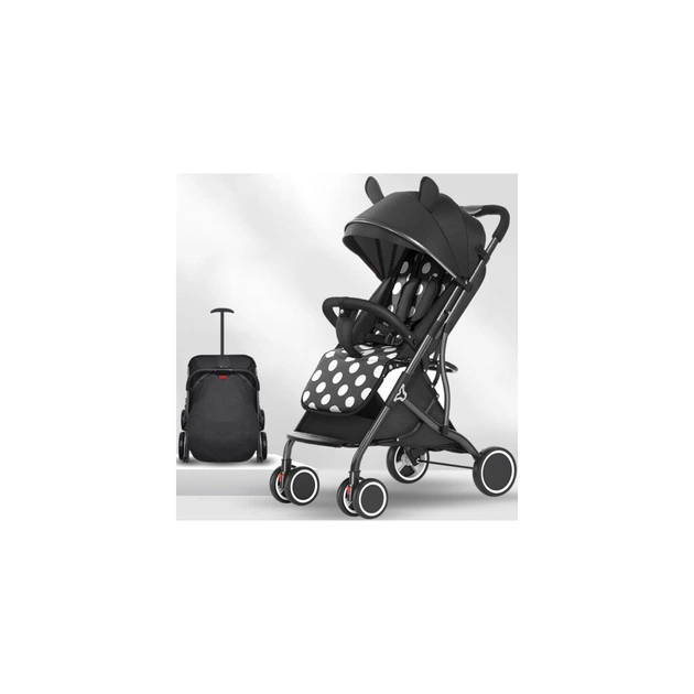 Коляска BETSOCCI V6-1 Black/Black (920703) - изображение 1