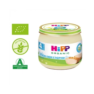 Дитяче пюре HiPP з індички, 80 г (9062300126010) зображення 1