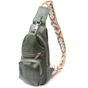 Сумка Vintage З екошкіри Зелена (22755) зображення 1