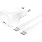 Зарядное устройство Belkin USB-C PD20W PPS PD3.1 + cable USB-C to USB-C 1.0m (WCA009KQ1MWH-B6) - уменьшенное изображение 1