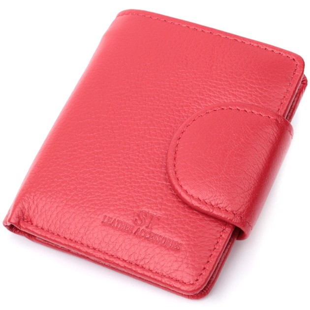 Гаманець ST Leather З натуральної шкіри Червоний (22702) - зображення 1