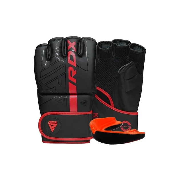 Рукавички для MMA RDX F6 Kara Matte Red L (GGR-F6MR-L) - изображение 1