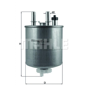 Фільтр паливний Mahle KL834 зображення 1