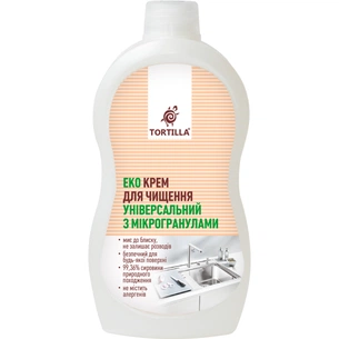 Крем для чищення кухні Tortilla Еко універсальний з мікрогранулами 500 мл (4820178060141) зображення 1