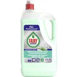 Засіб для ручного миття посуду Fairy Professional Sensitive 5 л (4084500583115/8006540210802) зображення 1