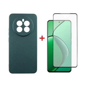 Чохол до мобільного телефона Dengos Realme 12 4G/5G Soft+glass Green (DG-KM-184) зображення 1