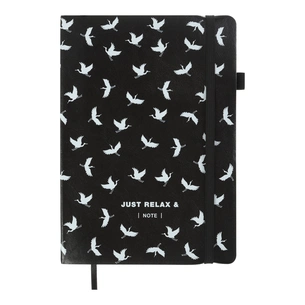 Книга записна Buromax RELAX А5 96 аркушів лінія, чорний (BM.295201-01) зображення 1