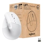 Мишка Logitech Lift Vertical Ergonomic Wireless/Bluetooth for Business Off-white (910-006496) - зменшене зображення 1