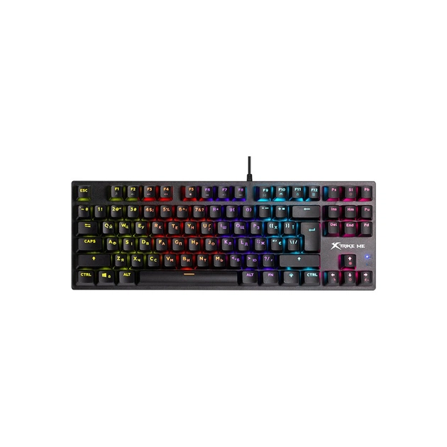 Клавіатура Xtrike ME GK-983 LED Mechanical USB UA Black (GK-983UA) - зображення 1