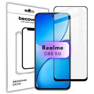 Скло захисне BeCover Realme C85 5G Black (715139) зображення 1