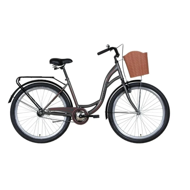 Велосипед Dorozhnik Aquamarine 26" 17" ST 2024 Сірий (OPS-D-26-232) - изображение 1