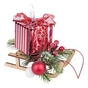 Новорічна композиція YES! Fun Подарунок на санках 25 см (904429) - уменьшенное изображение 1