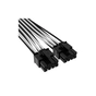 Кабель живлення video power 12+4pin PCIe Gen 5 12VHPWR 600W black/white Corsair (CP-8920333) - зменшене зображення 2