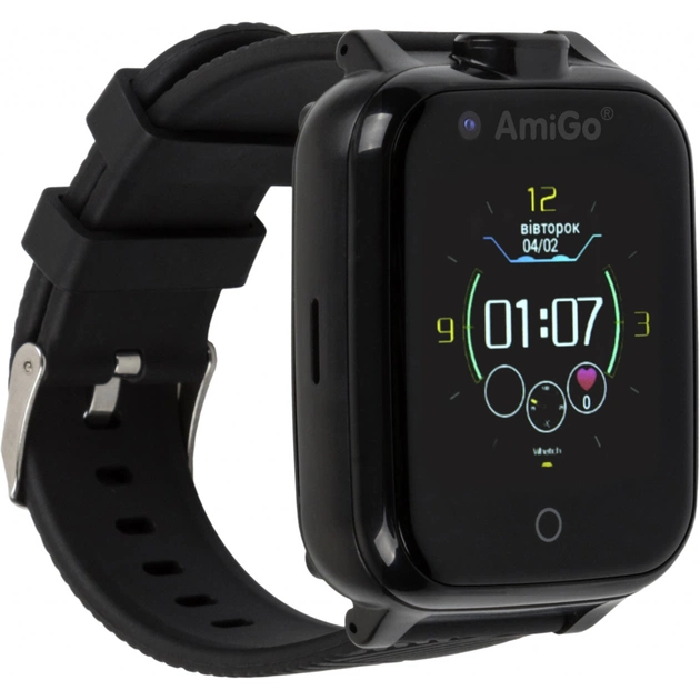 Смарт-годинник Amigo GO006 GPS 4G WIFI Black (849557) - изображение 1
