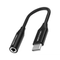 Перехідник USB-C M to 3.5mm F 0.1m DAC black Vention (BIHBA) - зменшене зображення 1