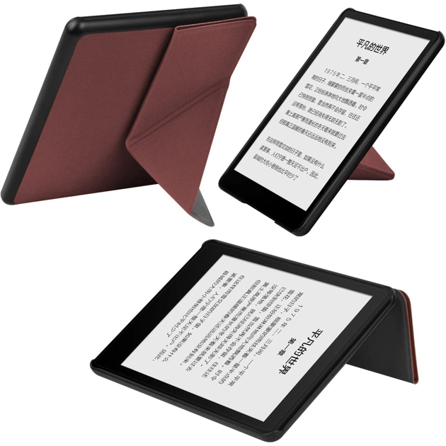 Чехол для электронной книги BeCover Ultra Slim Origami Amazon Kindle Paperwhite 12th Gen. 2024 7"/Colorsoft (2024) Red Wine (712842) - изображение 7