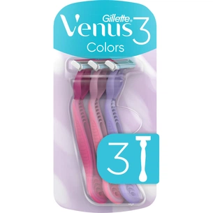 Бритва Gillette Venus 3 Colors 3 шт. (7702018018116) picture 1