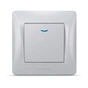 Вимикач Videx BINERA 1кл з підсвічуванням срібний (VF-BNSW1L-SS) - уменьшенное изображение 2