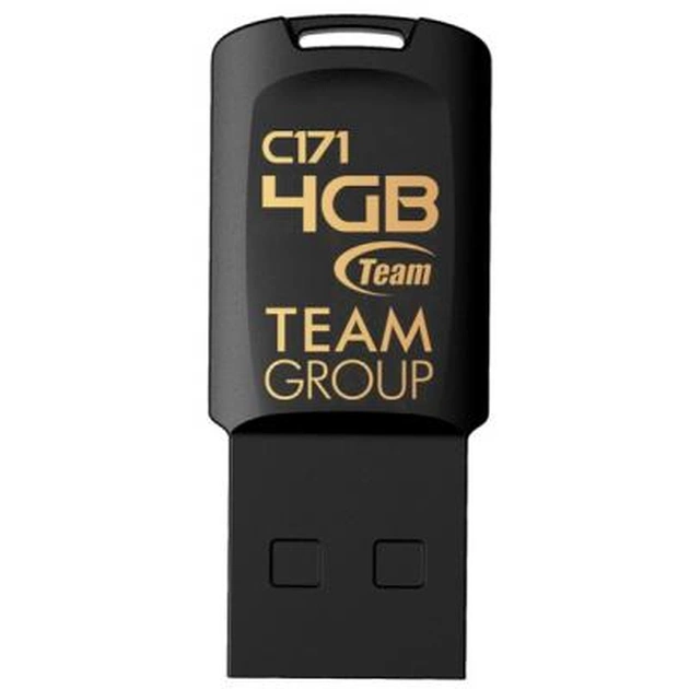 USB флеш накопичувач Team 4GB C171 Black USB 2.0 (TC1714GB01) - изображение 1