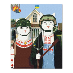 Картина по номерам Orner Українські Котики 40х50 см (orner-1675) зображення 1