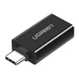 Перехідник OTG USB 3.0 AF to USB-C US173 black Ugreen (20808) - зменшене зображення 1