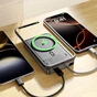 Батарея універсальна Acefast Magnetic Wireless 10000mAh, 22.5W, PD, QC/3.0, QI 15W, M18, Black (6974316284017) - зменшене зображення 8