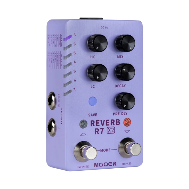 Педаль ефектів Mooer R7 X2 Reverb - picture 3