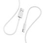 Дата кабель USB 2.0 AM to Micro 5P 1.0m 2.4A white Denmen (D22V-WH) - уменьшенное изображение 2