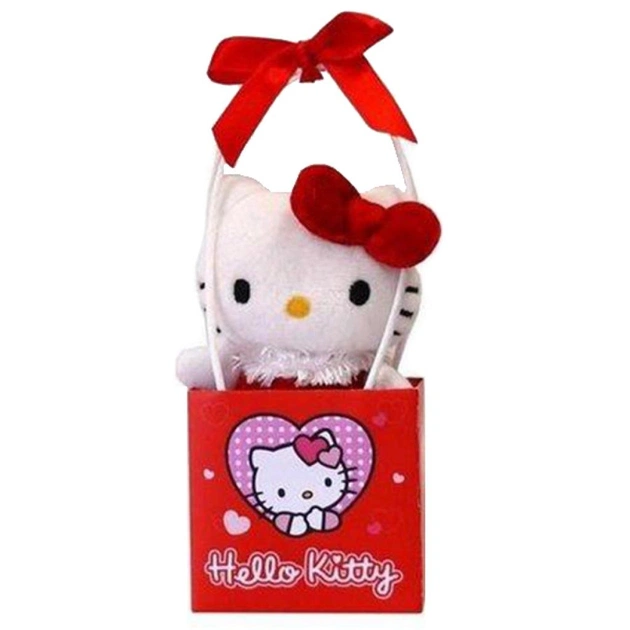 М'яка іграшка Hello Kitty міні червона 14 см (150908-2) - зображення 1