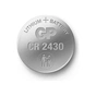 Батарейка Gp CR2430 Lithium 3.0V * 1 (відривається) (CR2430-8U5 / 4891199001154) - зменшене зображення 2