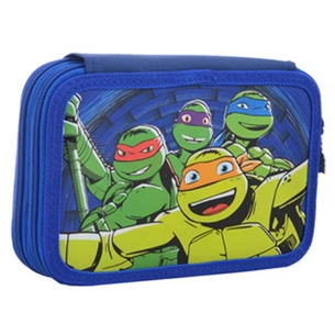 Пенал 1 вересня Turtles твердий подвійний (531758) зображення 1